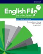 Učebnice v jazykovém kurzu Angličtina pro středně pokročilé Intermediate - senioři 55+ - English File 4th Edition Intermediate Multipack